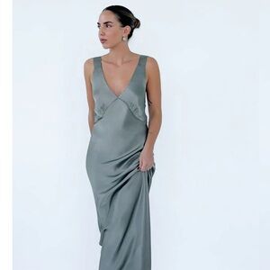 RUMORED SUNSET STRIP MAXI DRESS in Rosemary